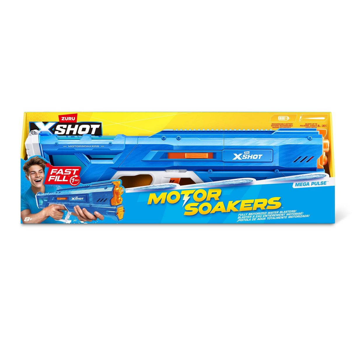 Zuru Xshot Water - Mega Pulse Motor Soacer, Waterblaster 118159