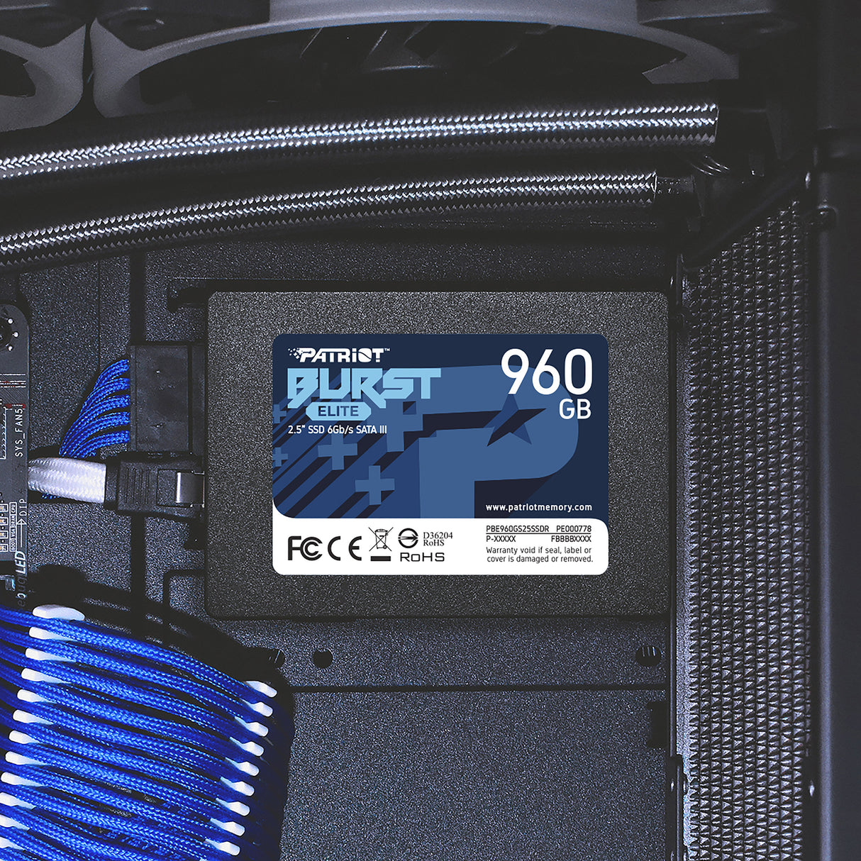 EAN 0814914027769 - Patriot Memory Burst Elite 960 GB 2.5" Serial ATA III imagen 5