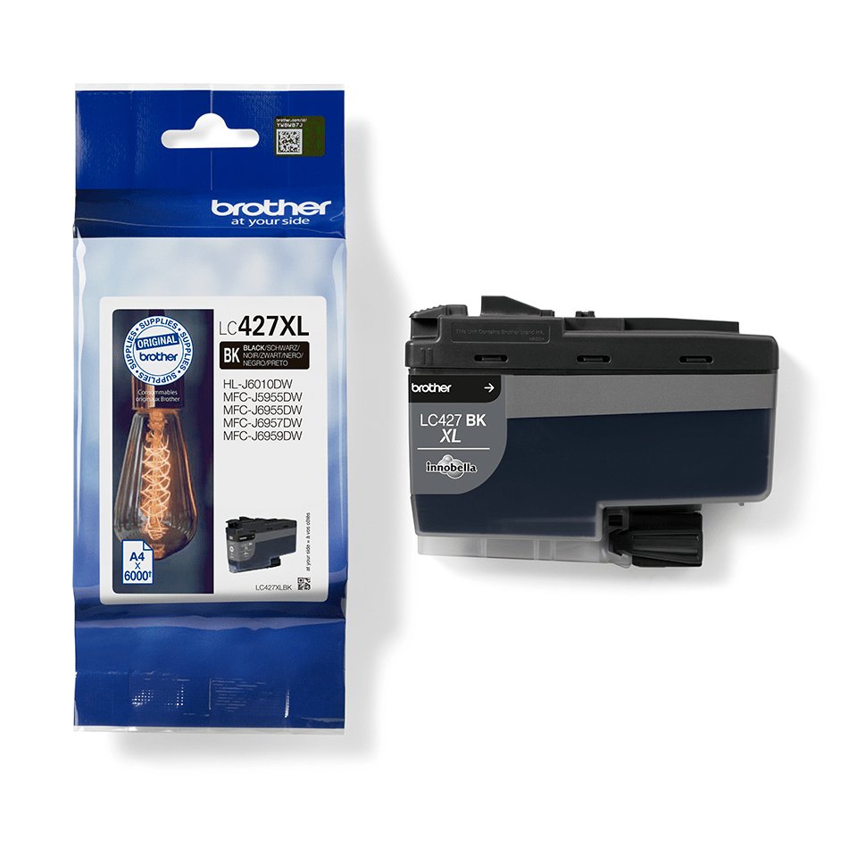 EAN 4977766815499 - Brother LC-427XLBK cartucho de tinta 1 pieza(s) Original Alto rendimiento (XL) Negro imagen 3