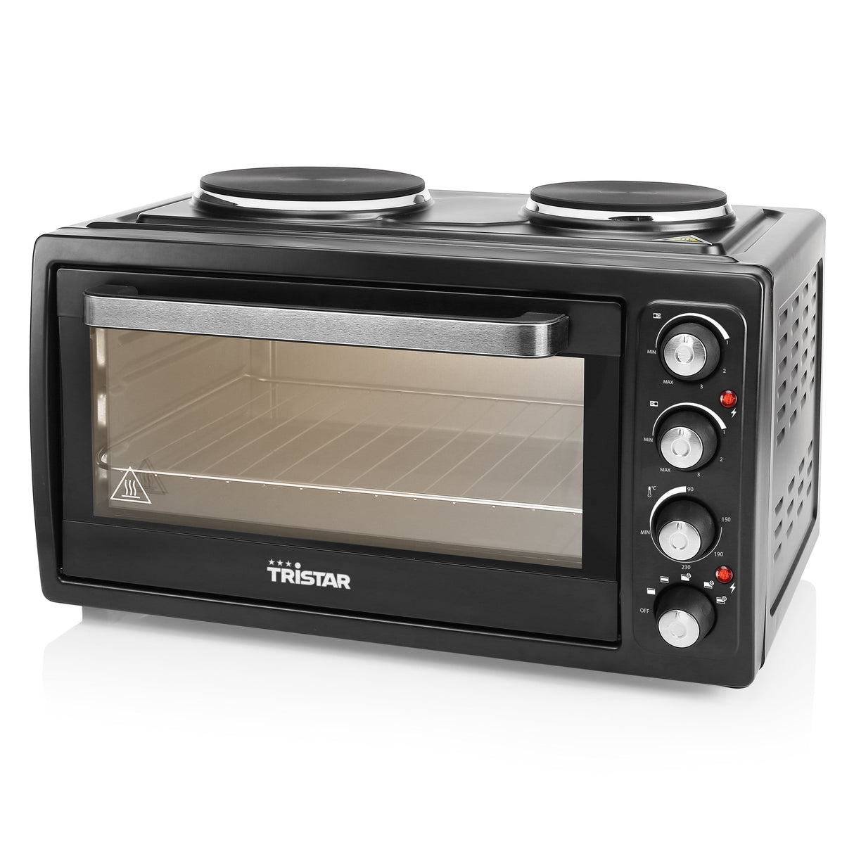 EAN 8713016050748 - Tristar OV-1443 cocina Cocina portátil Eléctrico Hornillo eléctrico / Placa eléctrica Negro imagen 1