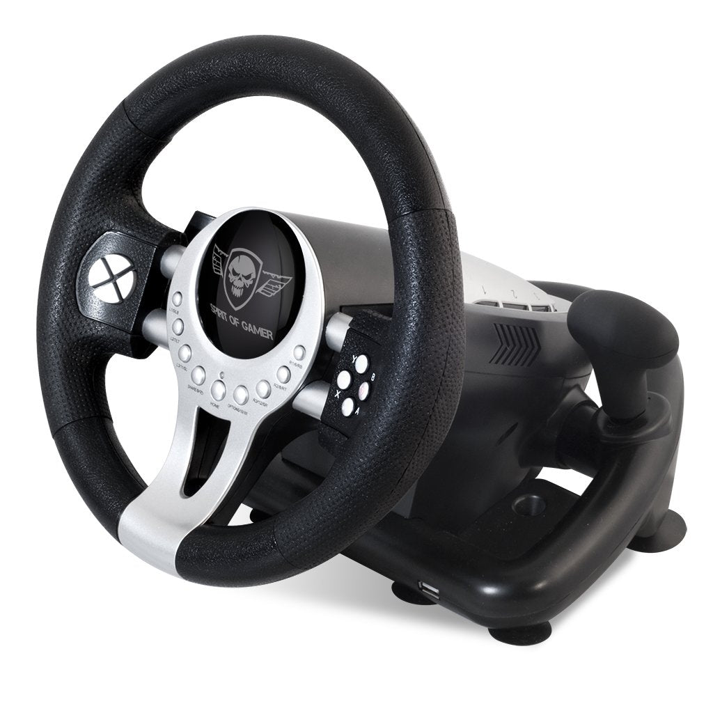 EAN 3700104431966 - Spirit of Gamer Race Wheel Pro 2 Negro, Plata USB Volante + Pedales Digital PC, PlayStation 4, Playstatio imagen 4