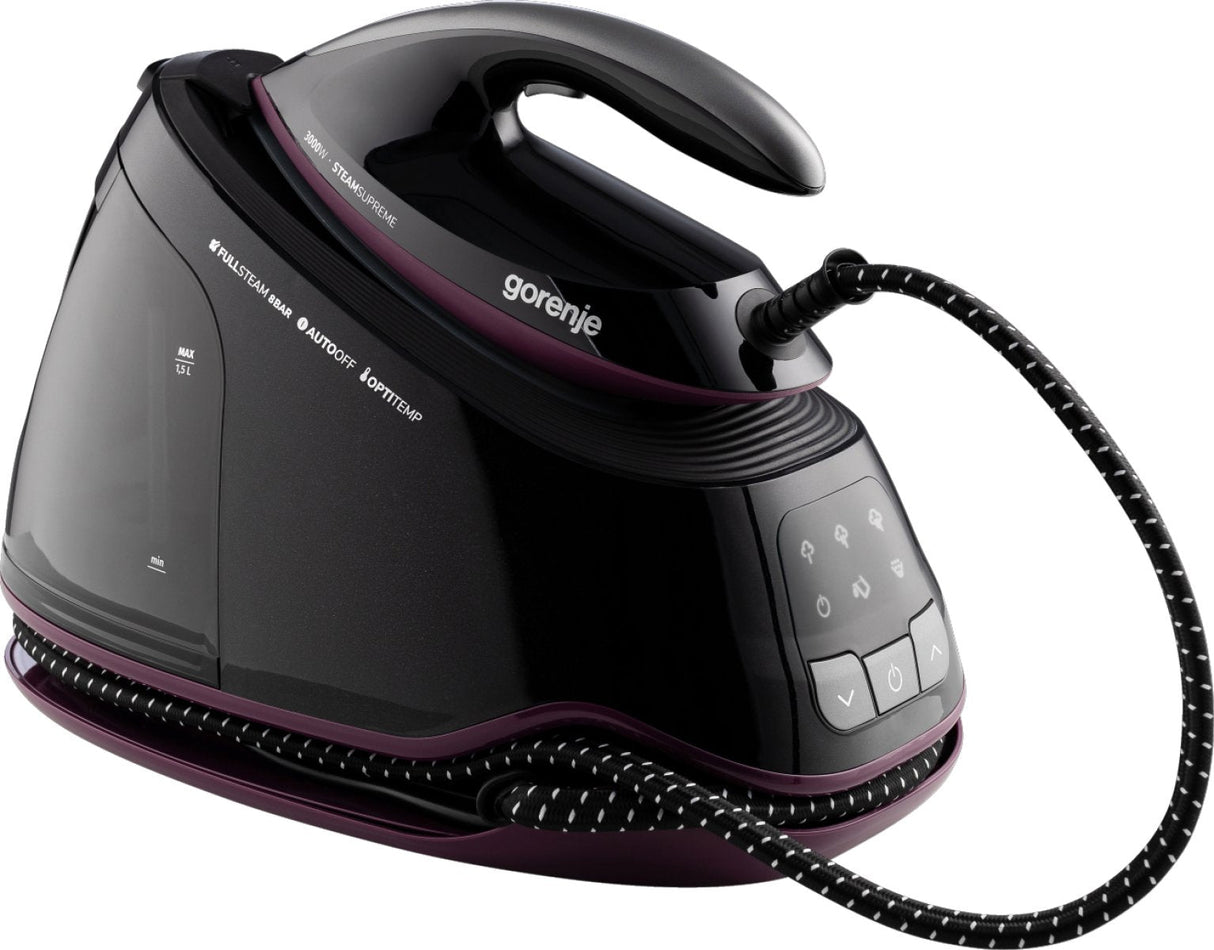 Generador De Vapor Gorenje Sgd3000bkv 1,5 L Suela De Cerámica Negro