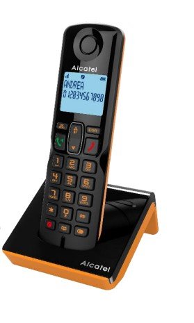 Alcatel Telefono Dec S280 Negro/Naranja