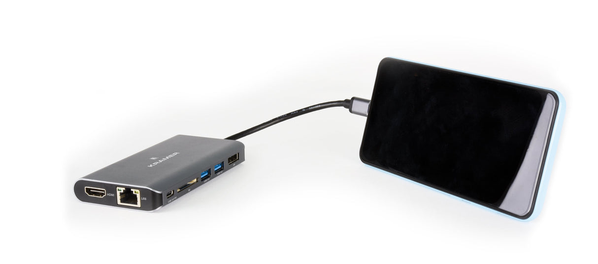 EAN 7291063092450 - Kramer Electronics KDock-3 Alámbrico USB 3.2 Gen 1 (3.1 Gen 1) Type-C Negro, Plata imagen 4