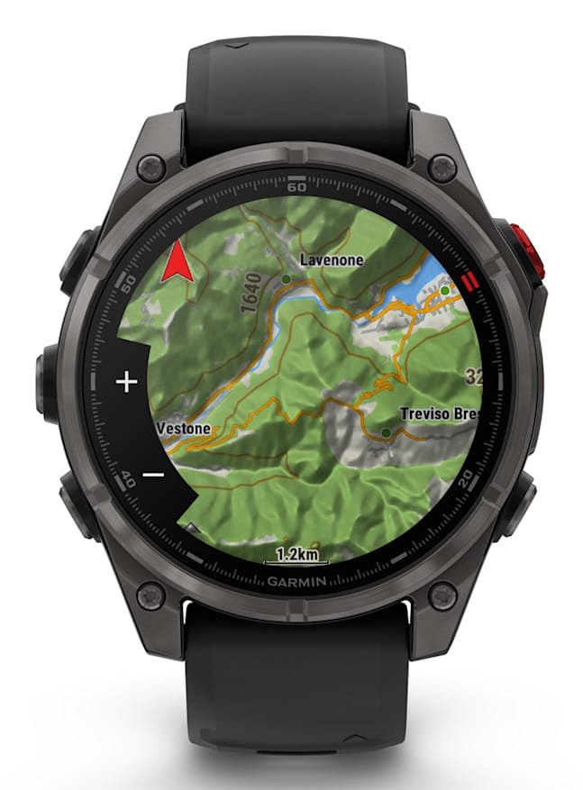 Smartwatch Garmin Fenix 8 Pro 3,56 Cm (1.4") Amoled 47 Mm Digital 454 X 454 Pixeles Pantalla Táctil Gris Wifi Gps (Satélite)