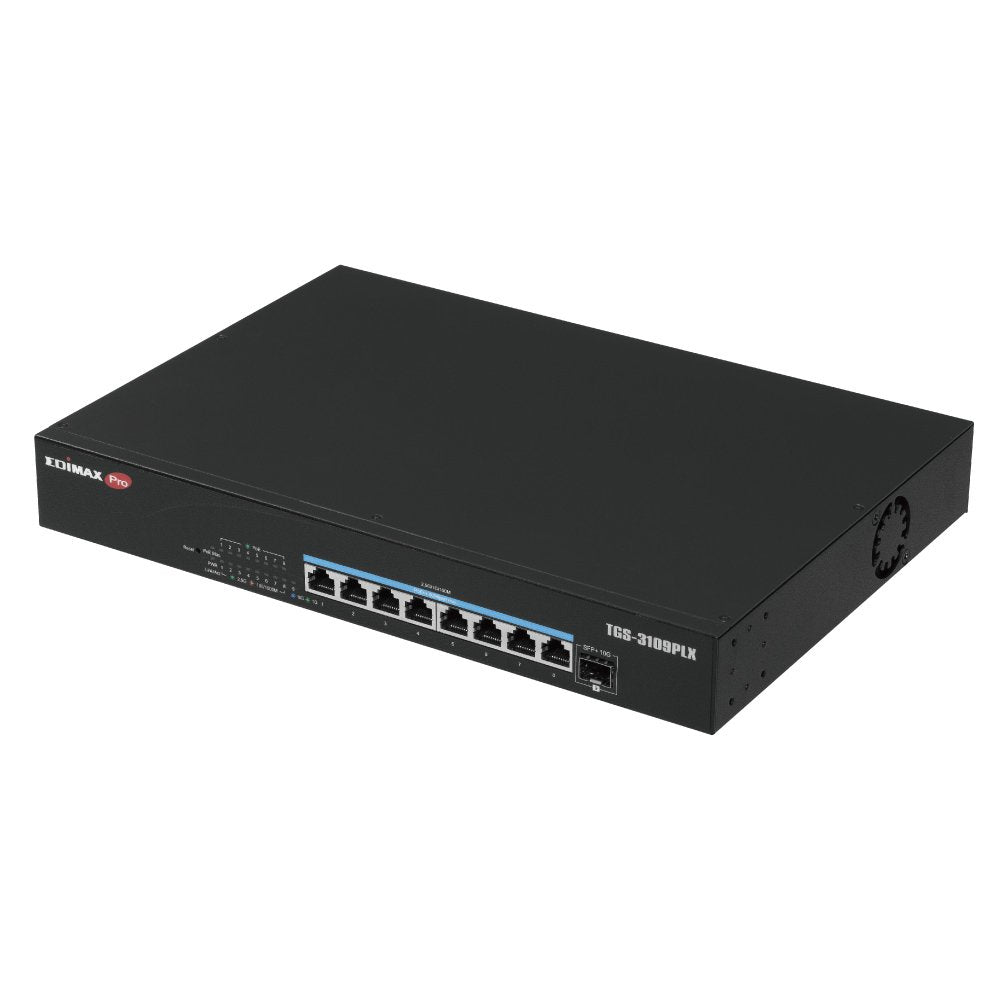 EAN 4717964705358 - Edimax Switch 8x TGS-3109PLX 2.5GbE Web Smart PoE++ - Switch Gestionado 2.5G Ethernet (100/1000/2500) Ene imagen 1