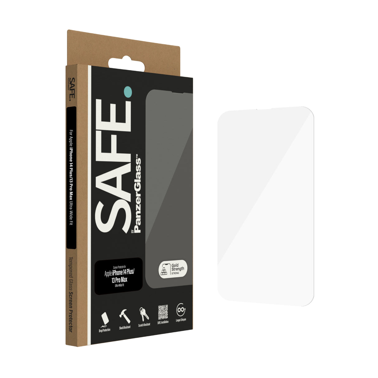 EAN 5711724951756 - PanzerGlass SAFE. by ® Screen Protector iPhone 14 Plus | 13 Pro Max | Ultra-Wide Fit Protector de pantall imagen 3