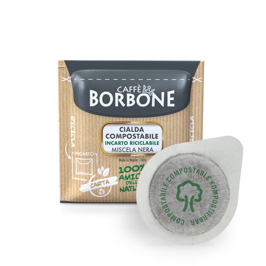 Caffè Borbone Miscela Nera 44mm Ese System Kaffee Pads 100 Piezas A 7,2 G