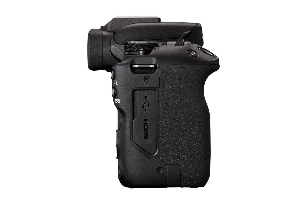 Canon Eos R50, Black + Rf-S 18-45 Is Stm + Rf-S 55-210mm F5-7.1 Is Stm Kit Milc 24,2 Mp Cmos 6000 X 4000 Pixeles Negro