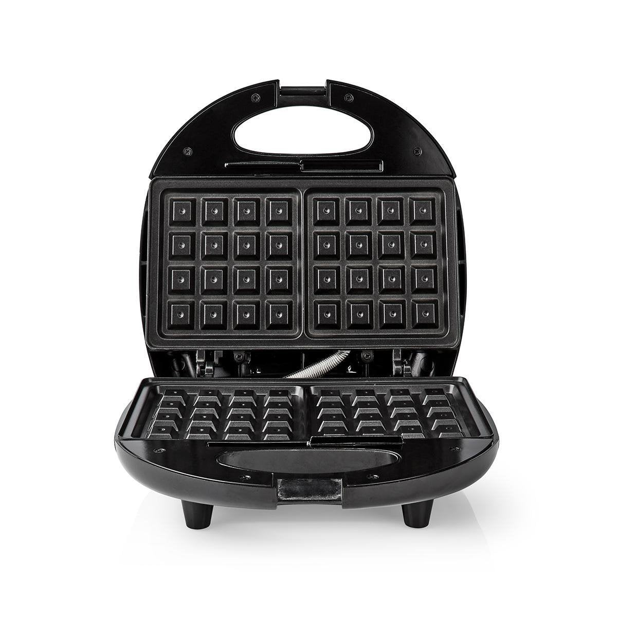 EAN 5412810319138 - Nedis KAWP200BK gofrera 2 barquillo(s) 750 W Negro, Plata imagen 3