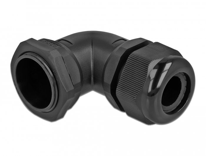 Delock Prensaestopas 90° Angulado Pg29 Negro