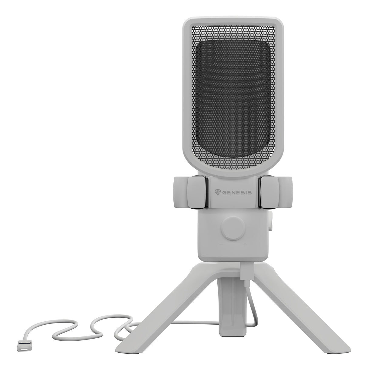 Micrófono Natec Genesis Radium 250 Usb Stand White