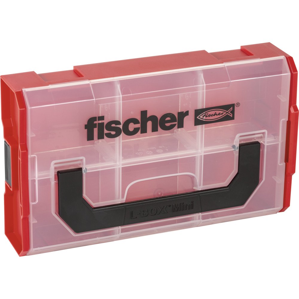 Fischer Fixtainer - Vacío - Caja De Almacenamiento Rojo/Transparente 533069