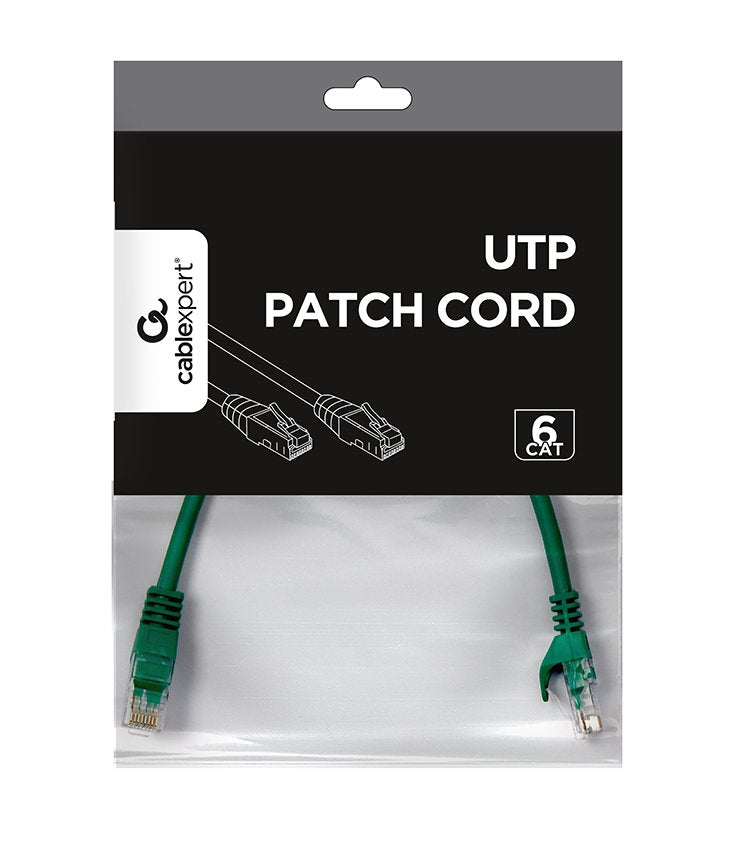 EAN 8716309093071 - Gembird PP6U-0.25M/G cable de red Verde 0,25 m Cat6 U/UTP (UTP) imagen 5
