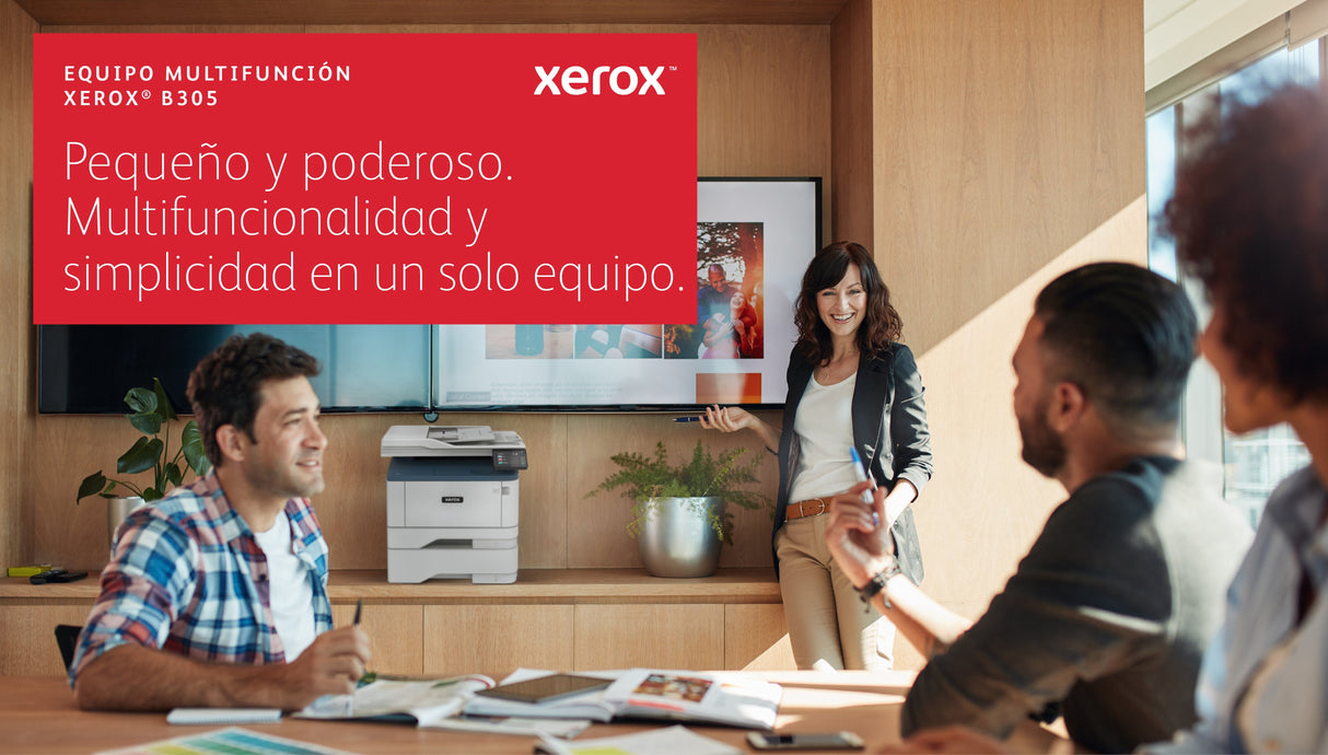 Xerox Multifuncion Laser Monocromo B305 A4 38 Ppm Inalambrica A Doble Cara Ps3 Pcl5e/6