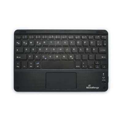 Teclado Alemán. Suizo Mediarange Mros130 Bluetooth Qwertz Negro
