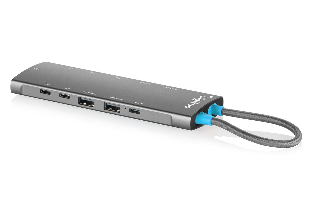 Digitus Usb-C Docking Station, 11-Port, 2x Hdmi, Usb, Rj455