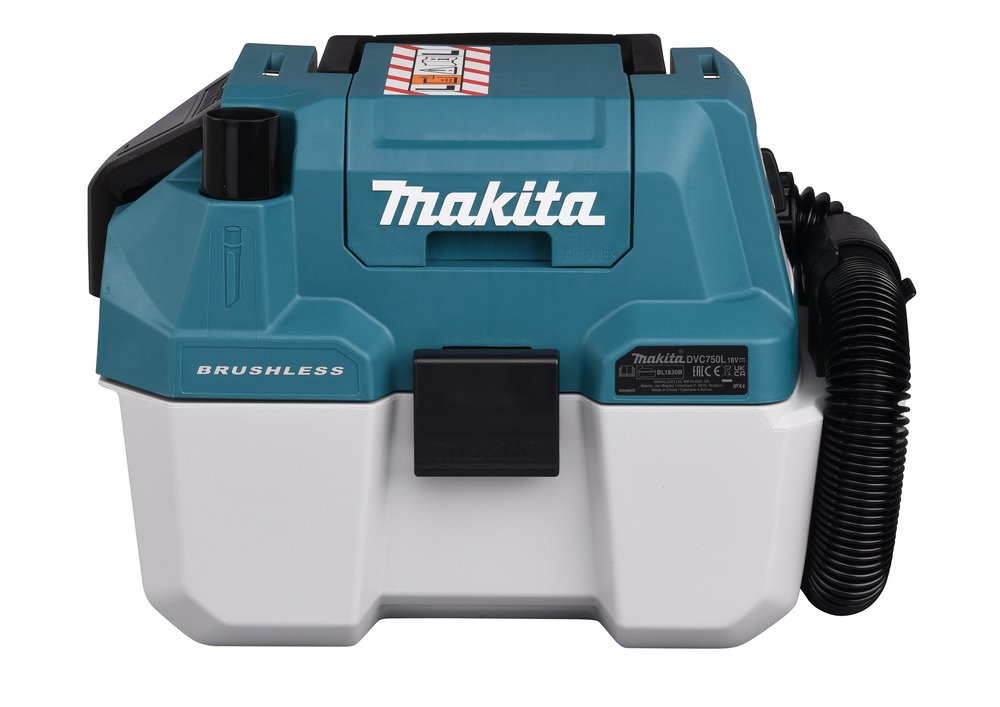 EAN 0088381729987 - Makita DVC750LZX3 aspiradora 7,5 L Aspiradora de tambor Seca y húmeda Sin bolsa imagen 7