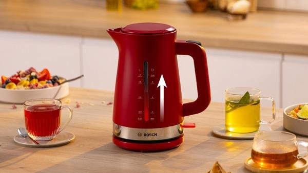EAN 4242005397891 - Bosch TWK4M224 tetera eléctrica 1,7 L 2400 W Rojo imagen 11