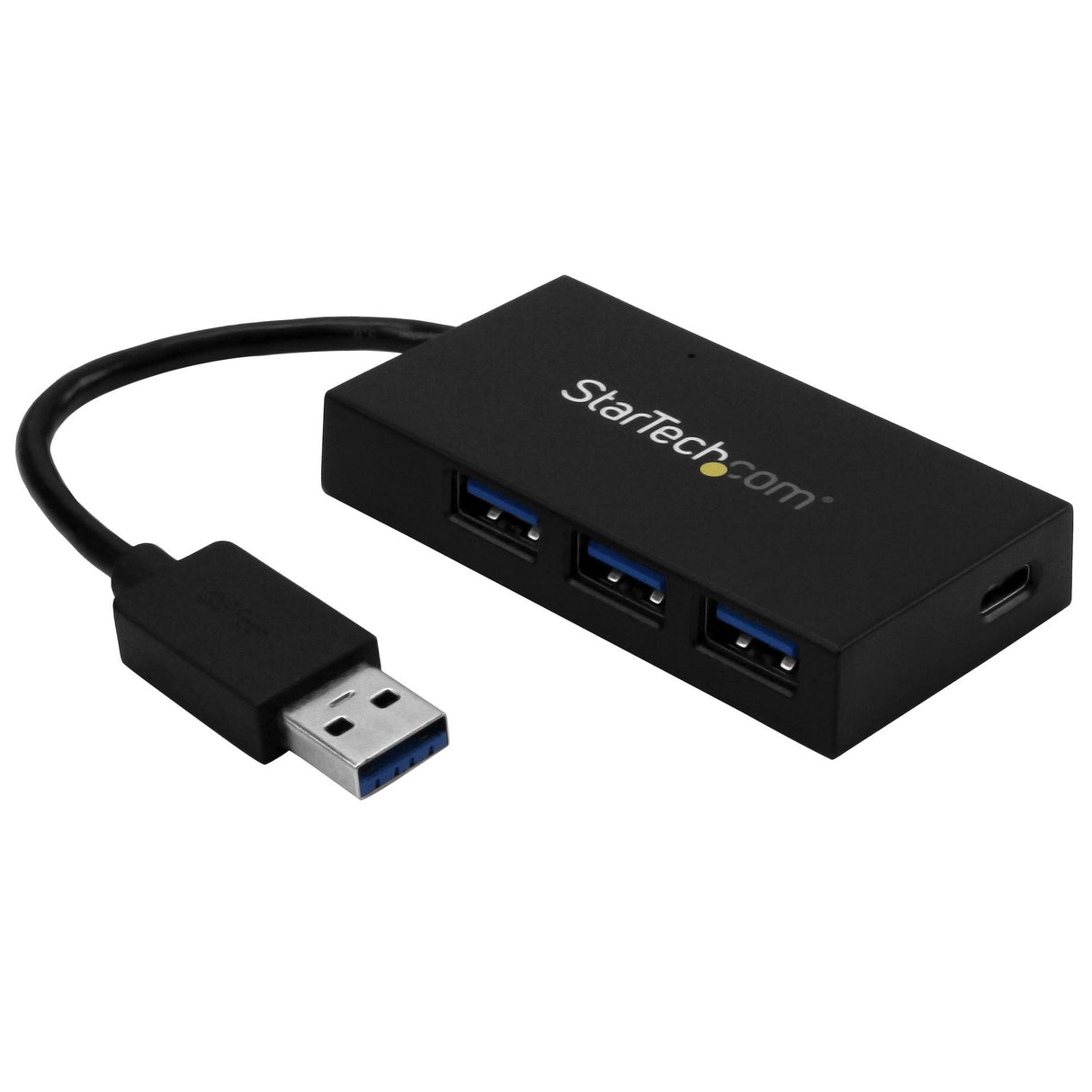 EAN 0065030866118 - StarTech.com HB30A3A1CSFS hub de interfaz USB 3.2 Gen 1 (3.1 Gen 1) Type-A 5000 Mbit/s Negro imagen 1