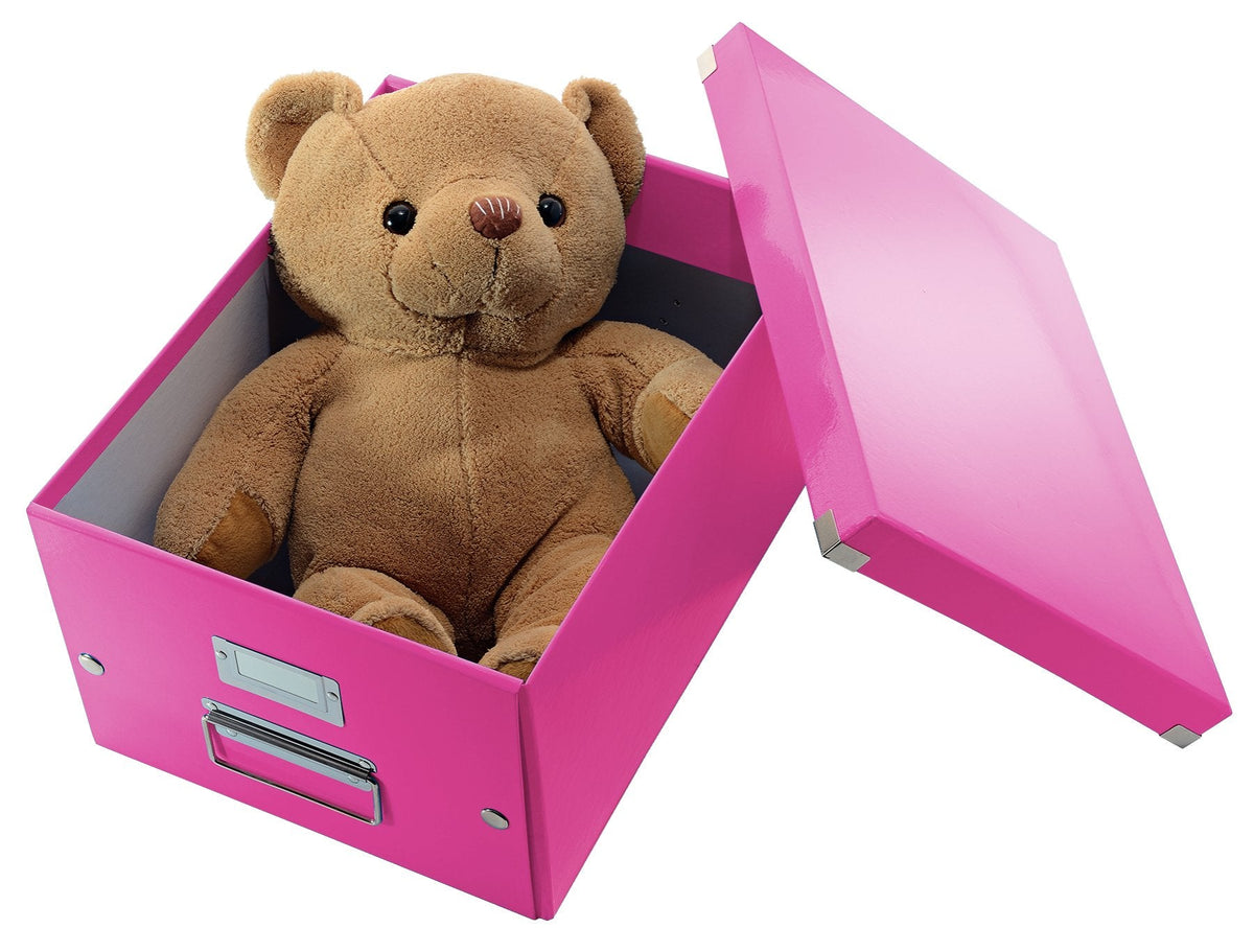 Leitz Caja De Almacenamiento Click & Store 16,7 L - 28,1 X 36,9 X 20,0 Cm Rosa