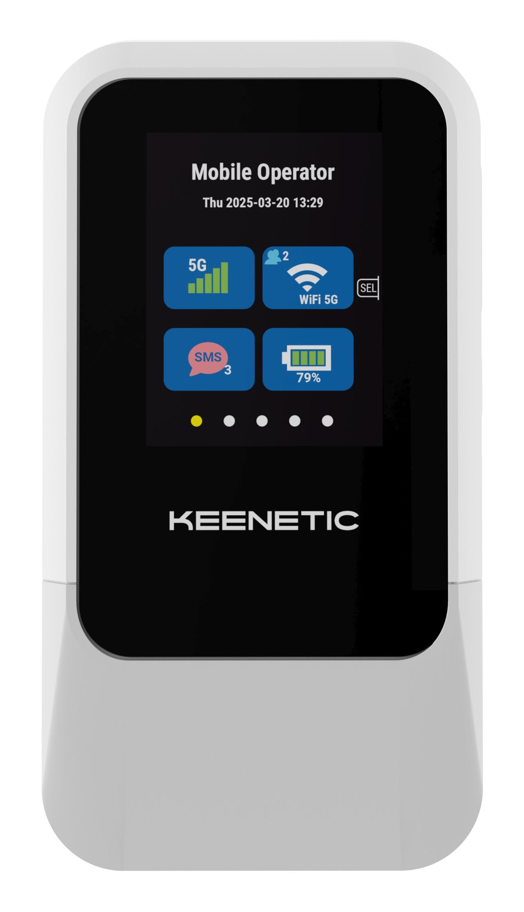 Keenetic Roamer 5g Router Inalámbrico Doble Banda (2,4 Ghz / 5 Ghz) Negro, Gris