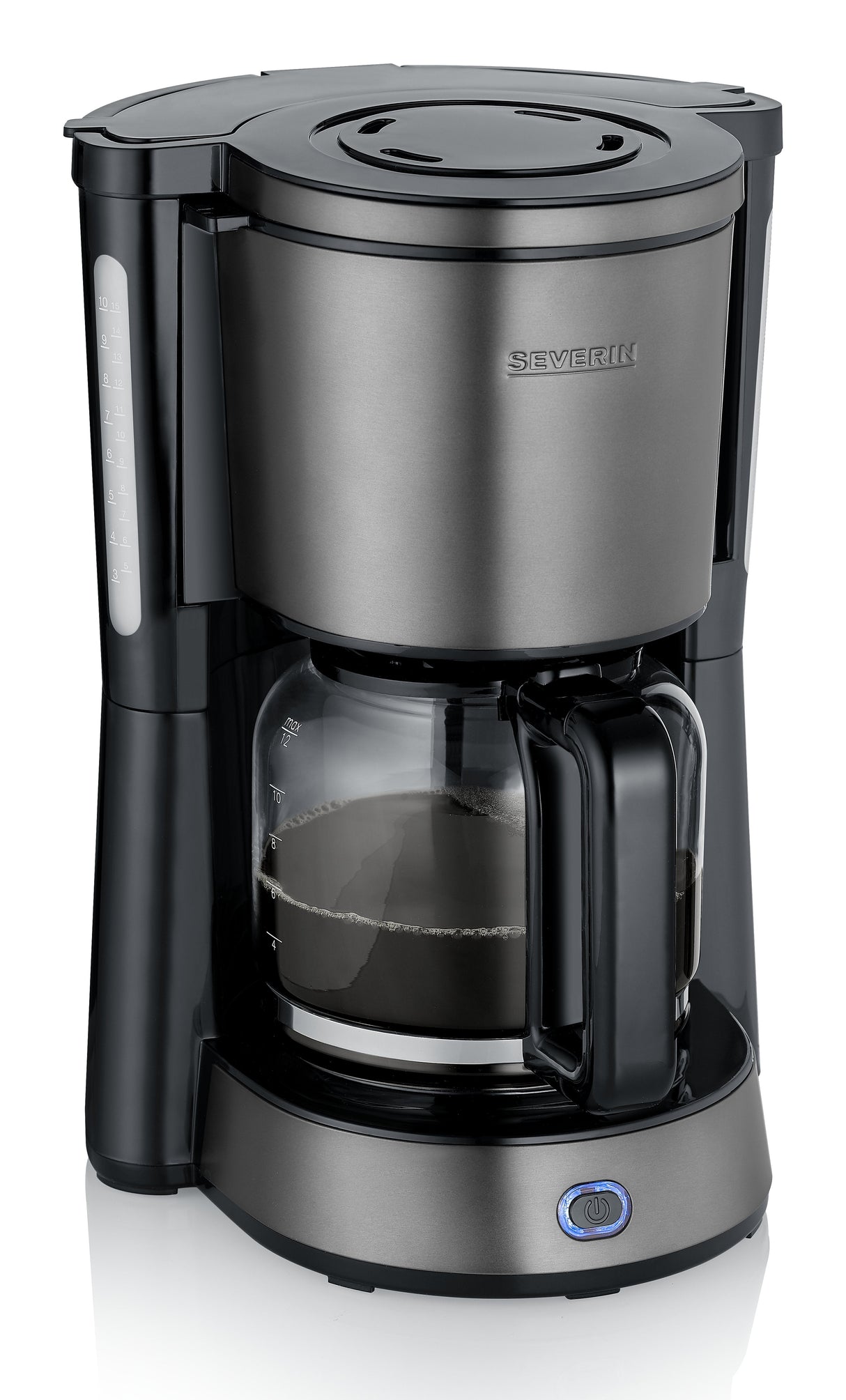 Severin Ka 9340 Dark Inox Mit Glaskanne