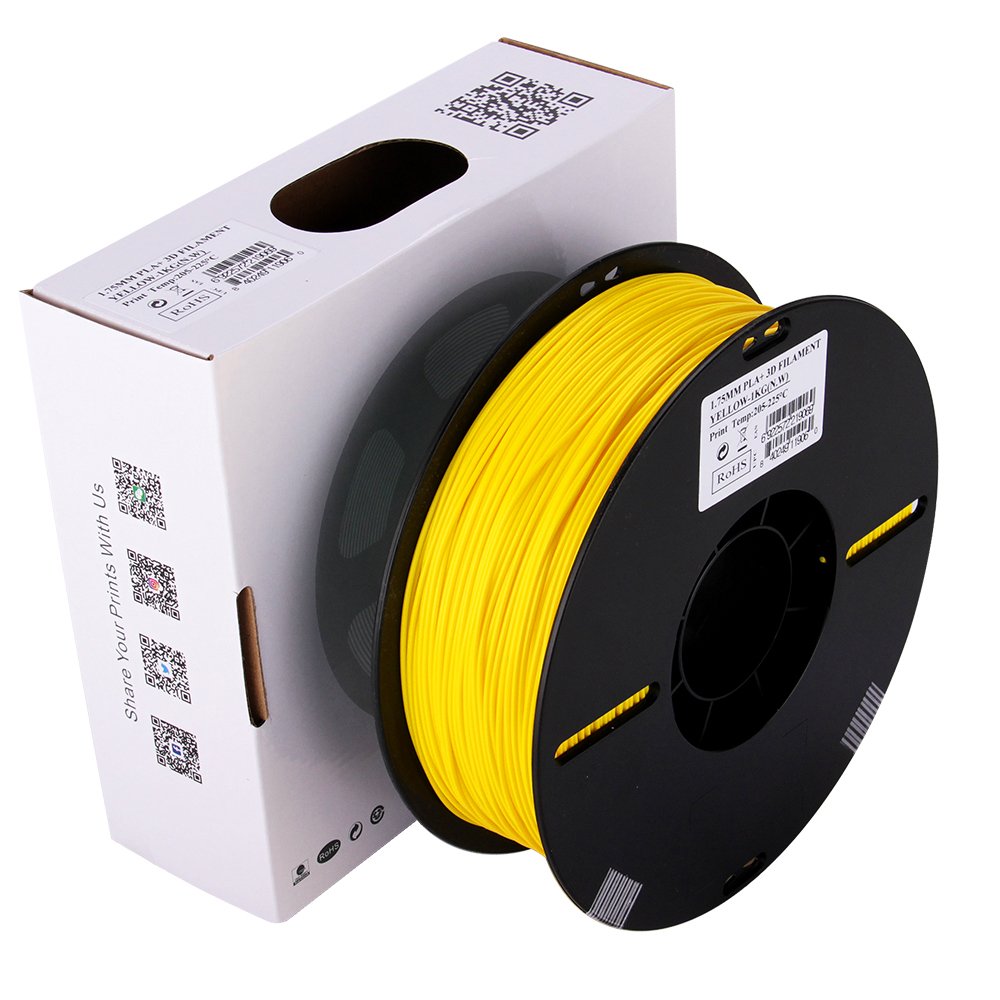 Pla+ 1,75mm Amarillo 1kg