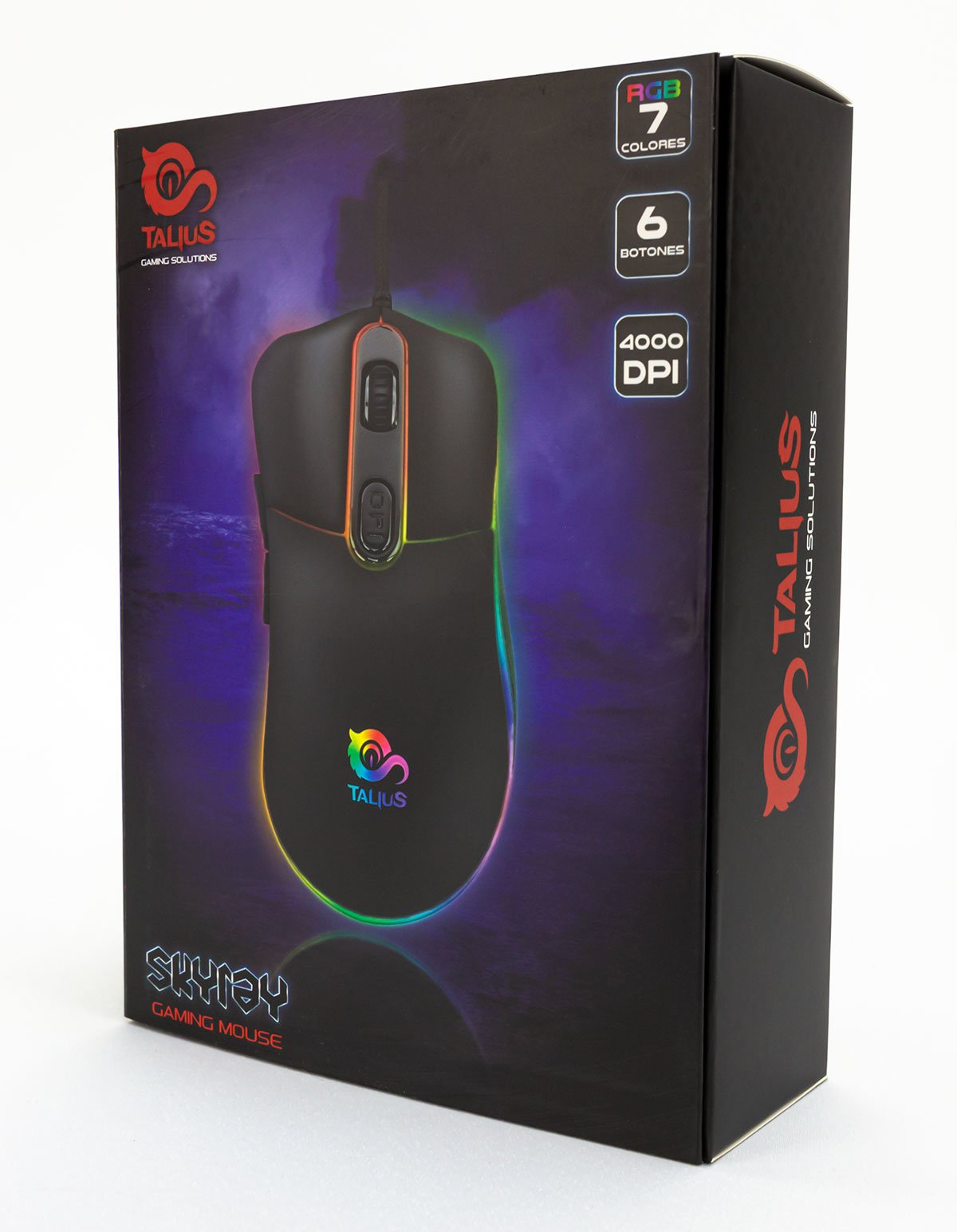 EAN 8436550234800 - TALIUS Skyray ratón Juego mano derecha USB IR LED imagen 5