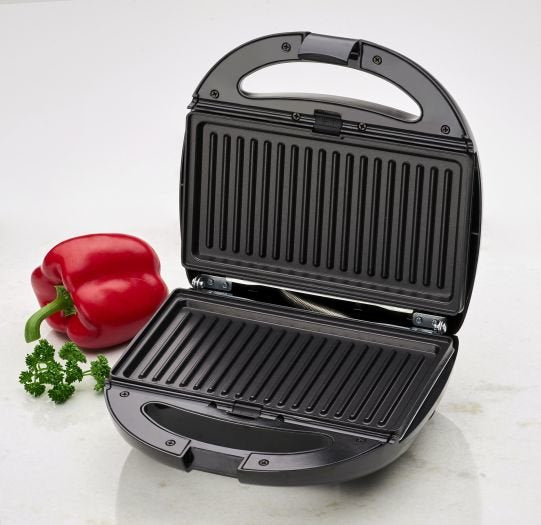 EAN 4006160638059 - Clatronic ST/WA 3670 sandwichera 800 W Negro, Acero inoxidable imagen 3