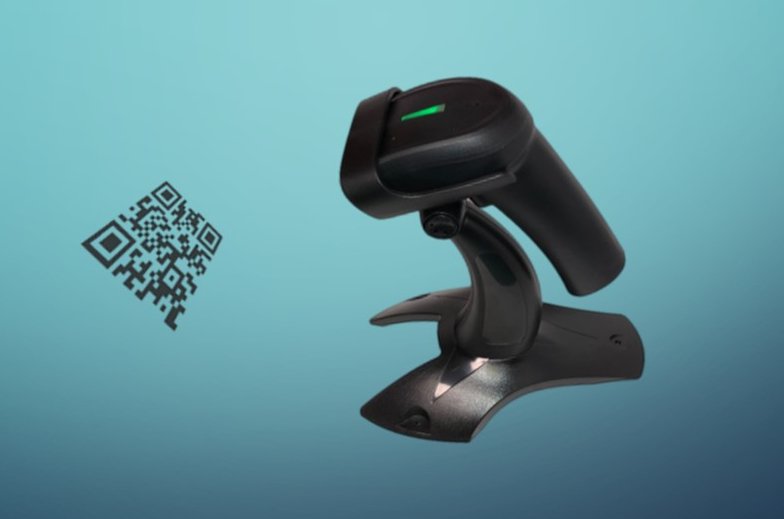 Lector De Codigo De Barras 2d Nilox Con Soporte