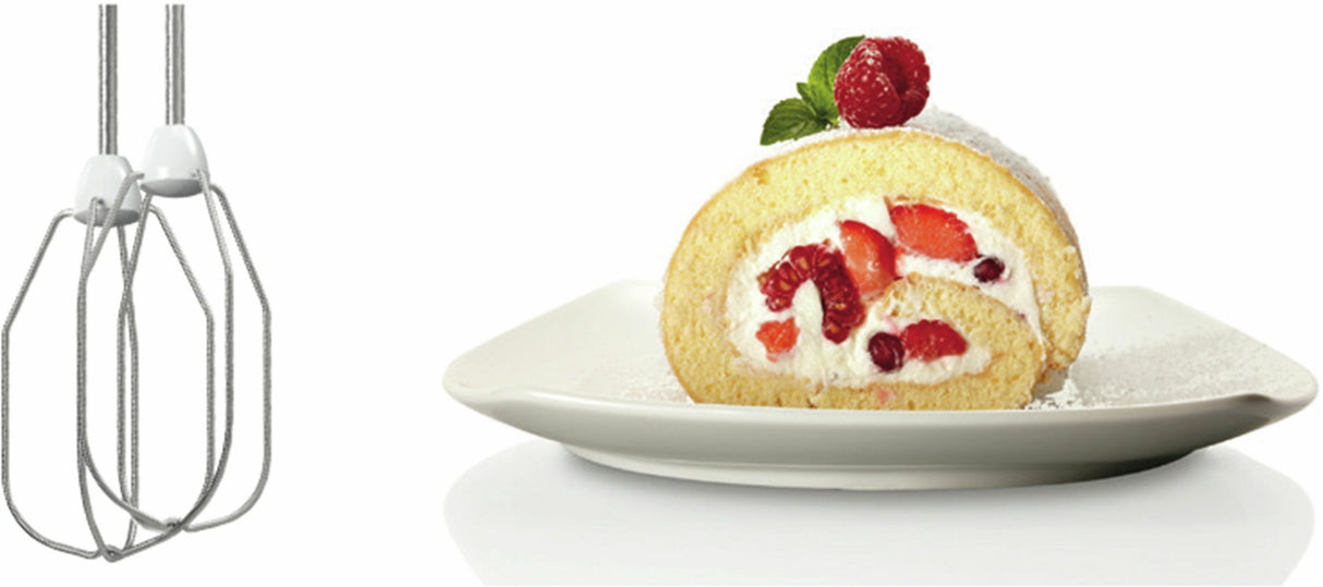 Batidora De Mano Bosch Home Mfq24200  400 W Plata, Blanco Blanco/Plateado, Batidora De Mano, Plata, Blanco, Batir, Amasar, Mezcla, Remover, Botones, Palanca, Metal, Plástico, 400 W