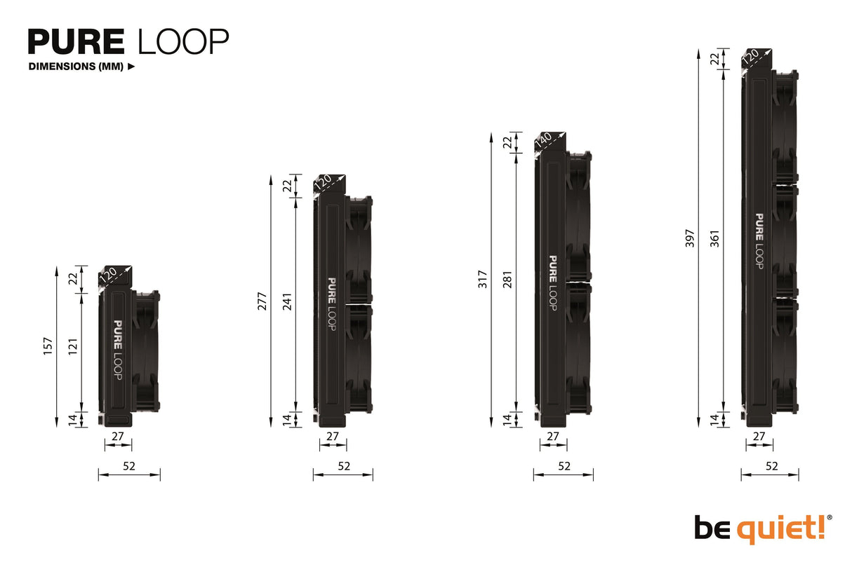 EAN 4260052187883 - be quiet! PURE LOOP 120mm Procesador Sistema de refrigeración líquida todo en uno 12 cm Negro 1 pieza(s) imagen 7