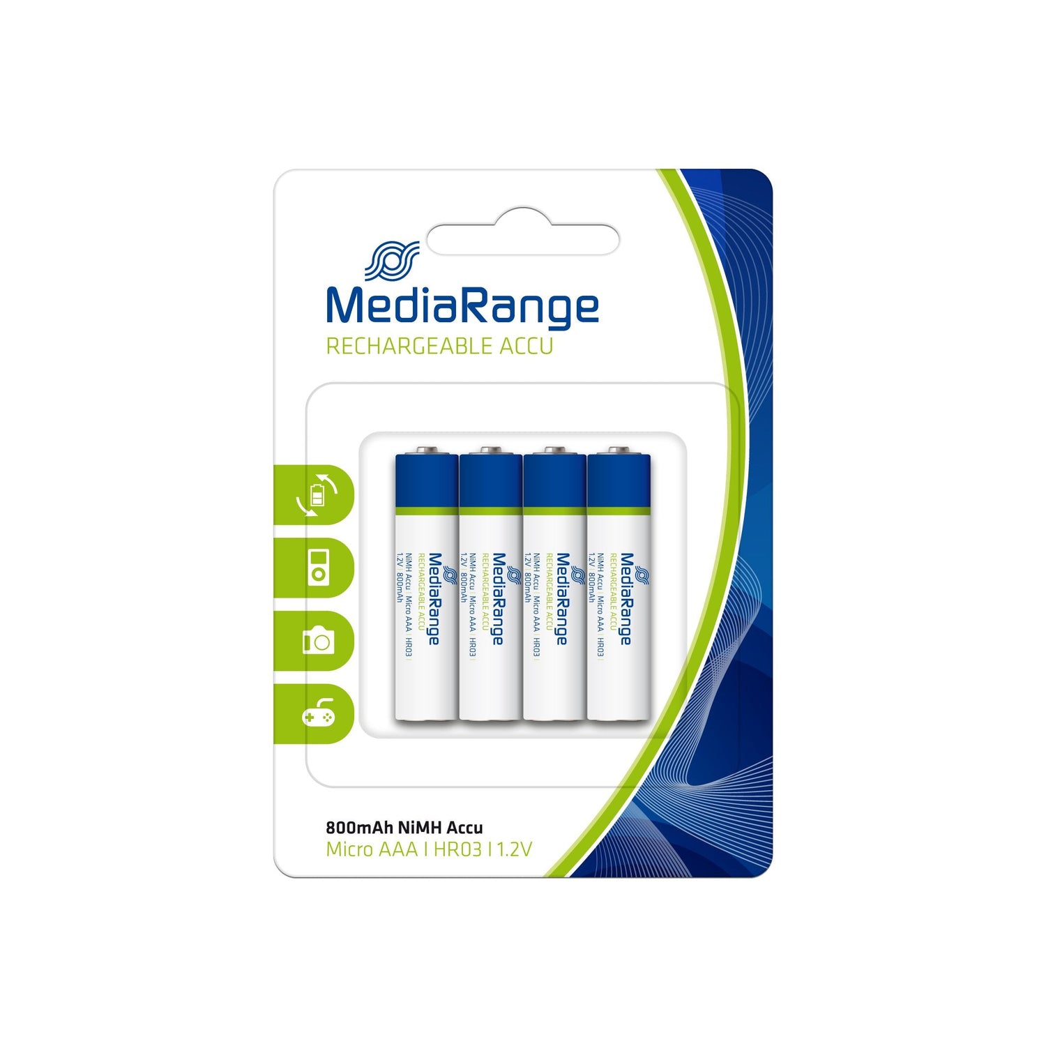 Mediarange Mrbat120 Batería Para Cámara/Grabadora Níquel-Metal Hidruro (Nimh) 800 Mah