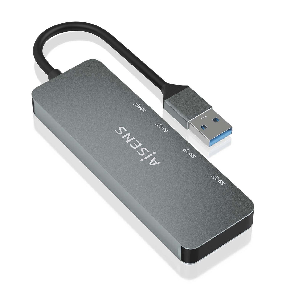 EAN 8436574708134 - AISENS A106-0696 hub de interfaz USB 3.2 Gen 2 (3.1 Gen 2) Type-A 10000 Mbit/s imagen 2