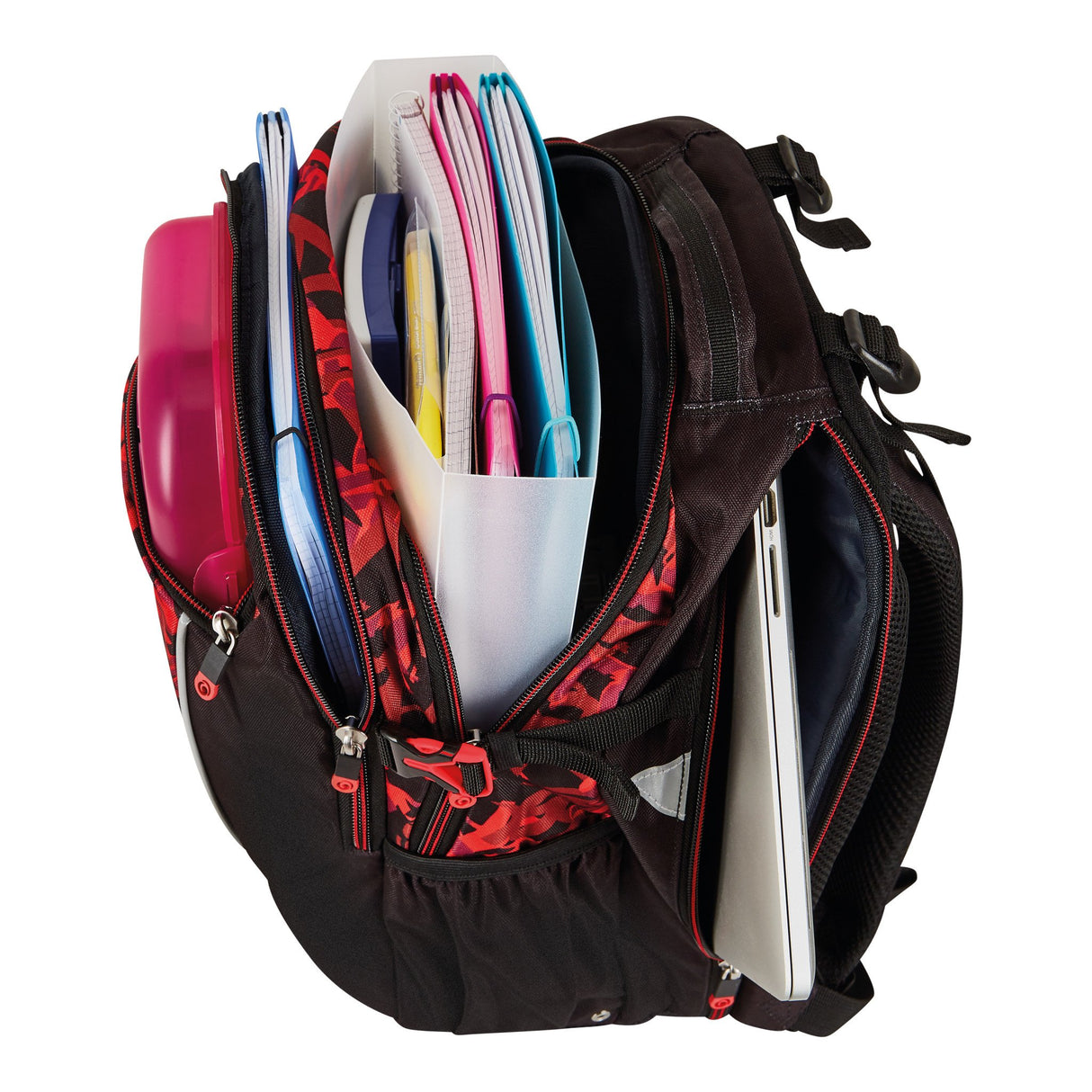 EAN 4008110344843 - Herlitz Ultimate Graffiti mochila Mochila deportiva Negro, Rojo Poliéster imagen 8