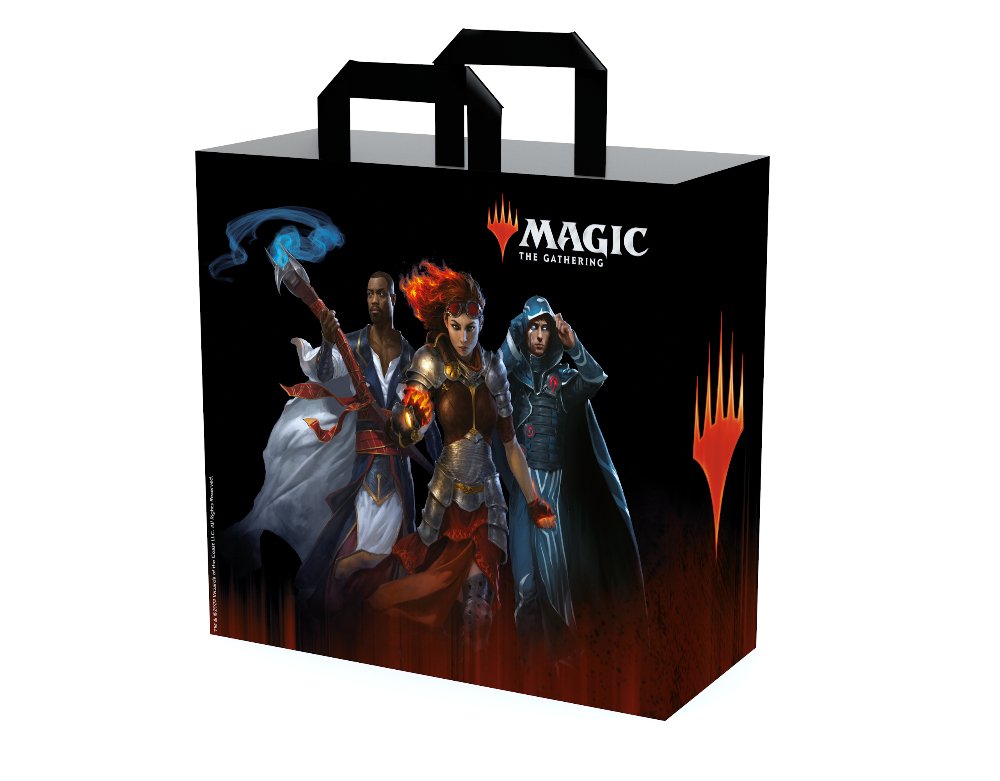 Shopping Bag Konix Magic Black Reutilizable