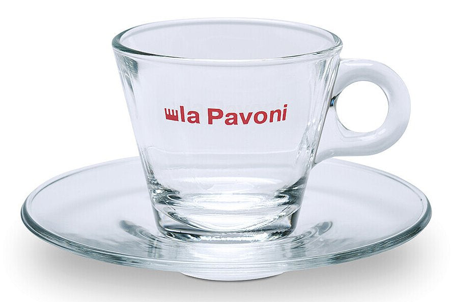 La Pavoni Espresso Cups & Saucers Set, 6-Piece