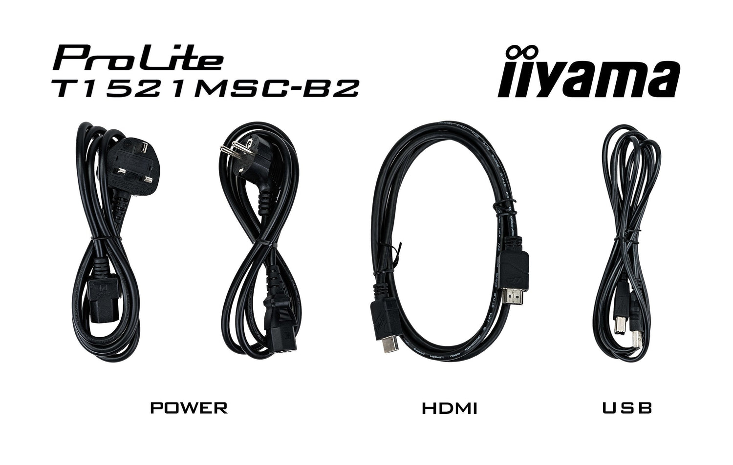 Monitor Iiyama 38.0cm 15" T1521msc-B2 5:4 Tactil M-Touch Vga+Hdmi Retail