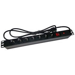 EAN 5901738552180 - Alantec PZ071U base múltiple 1,8 m 7 salidas AC Interior Negro imagen 1
