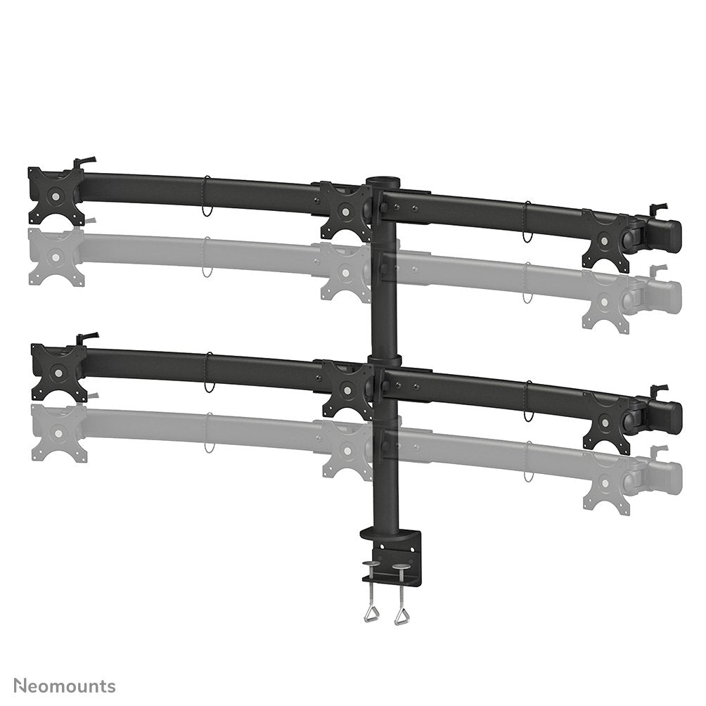 EAN 8717371445560 - Neomounts FPMA-D700D6 soporte para monitor 68,6 cm (27") Escritorio Negro imagen 4