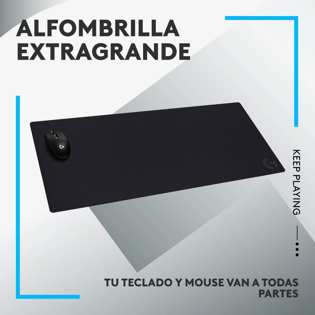 Alfombrilla Logitech G G840 Negro