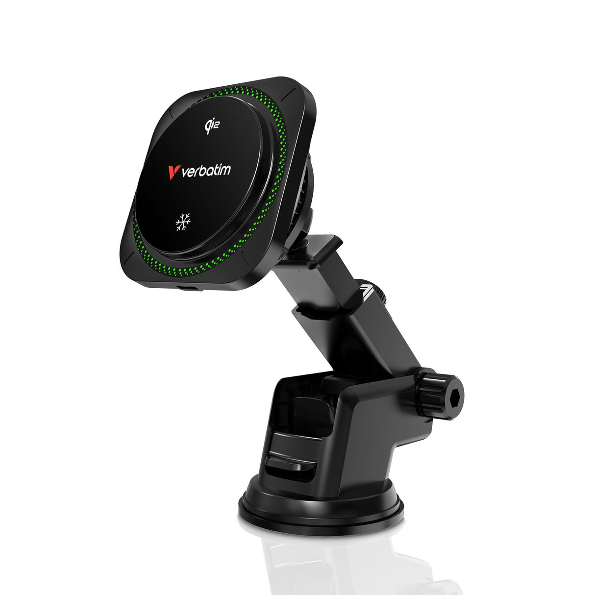 EAN 0023942318606 - Verbatim Charge 'n' Drive Qi2 RGB Smartphone Negro USB Cargador inalámbrico Carga rápida Auto imagen 1