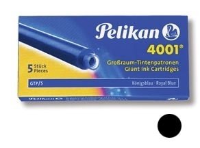 Pelikan Caja De 5 Cartuchos Largos 4001 Gtp/5 - Tinta De Alta Calidad - Compatible Con Plumas Estilograficas - Facil De