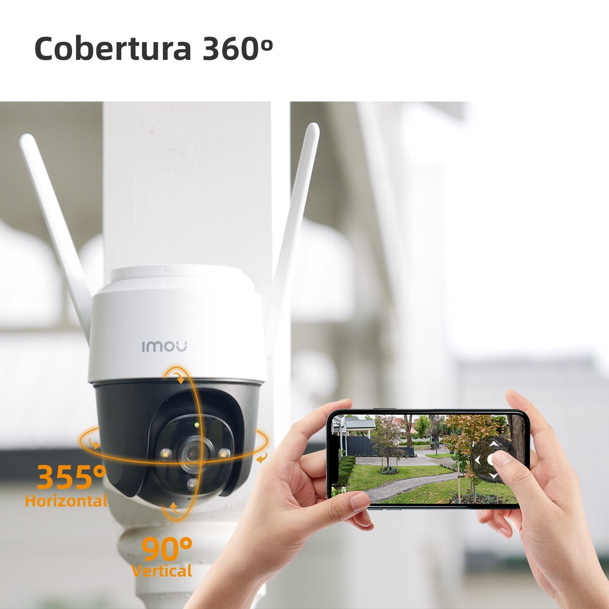 Camara Ip Wifi Imou Bullet Cruiser 1080p/Wifi+Ethernet/H265 Ipc-S22fp-0360b-Imou