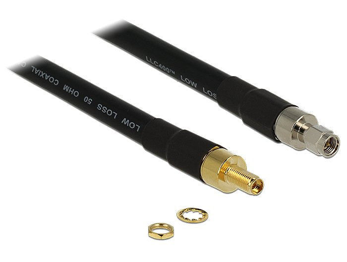 Delock Hf Sma Stecker > Sma Buchse 10 M Cfd400 Low Loss