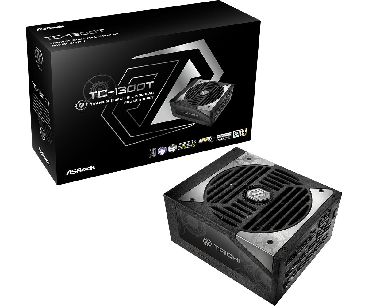 EAN 4710483949289 - Asrock Taichi TC-1300T unidad de fuente de alimentación 1300 W 20+4 pin ATX ATX Negro imagen 1