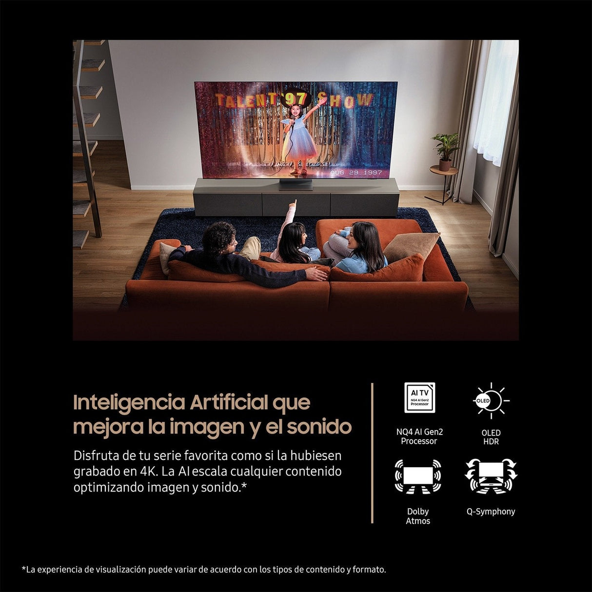 Televisor Samsung Oled S84f Tq55s84fau 55' Ultra Hd 4k Smart Tv Wifi