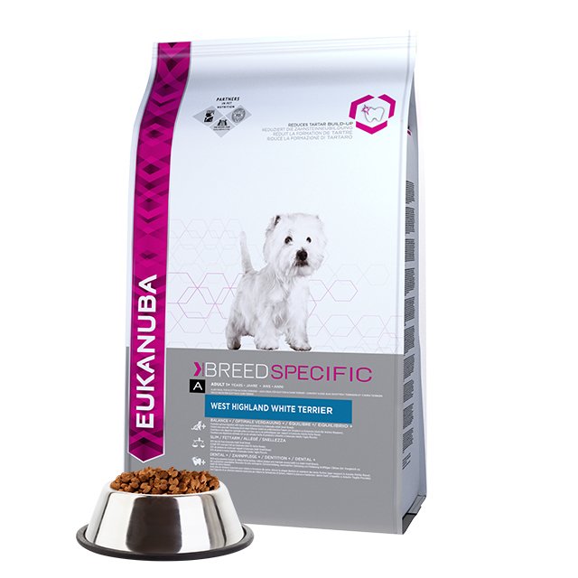 Croquetas De Pollo Eukanuba - 2,5 Kg - Para West Highland Terrier