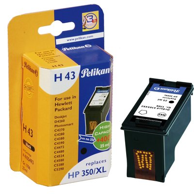 Pelikan Tinta Hp350xl Cb336ee Negro Remanufactured Retail